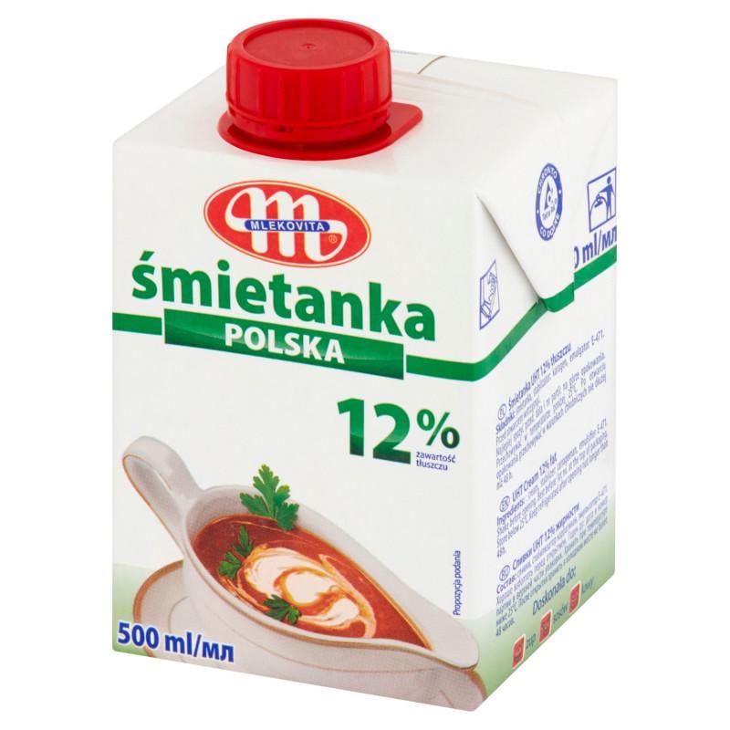 Сливки Mlekovita Śmietanka Polska 12% 500 мл (22854198)