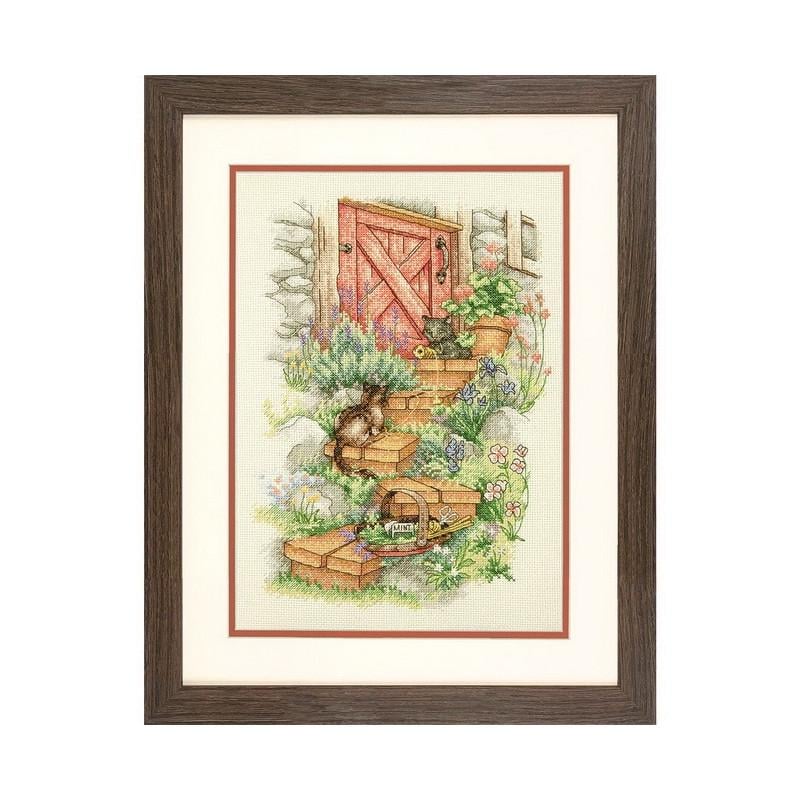 Набор для вышивания крестиком Dimensions 70-35362 Garden Steps (22580)