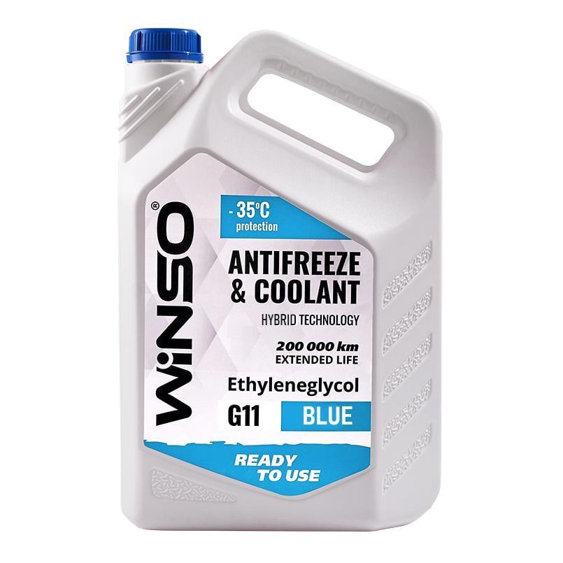 Антифриз WINSO Antifreeze & Coolant -35°C G11 0,9 кг Синій (WS82479)