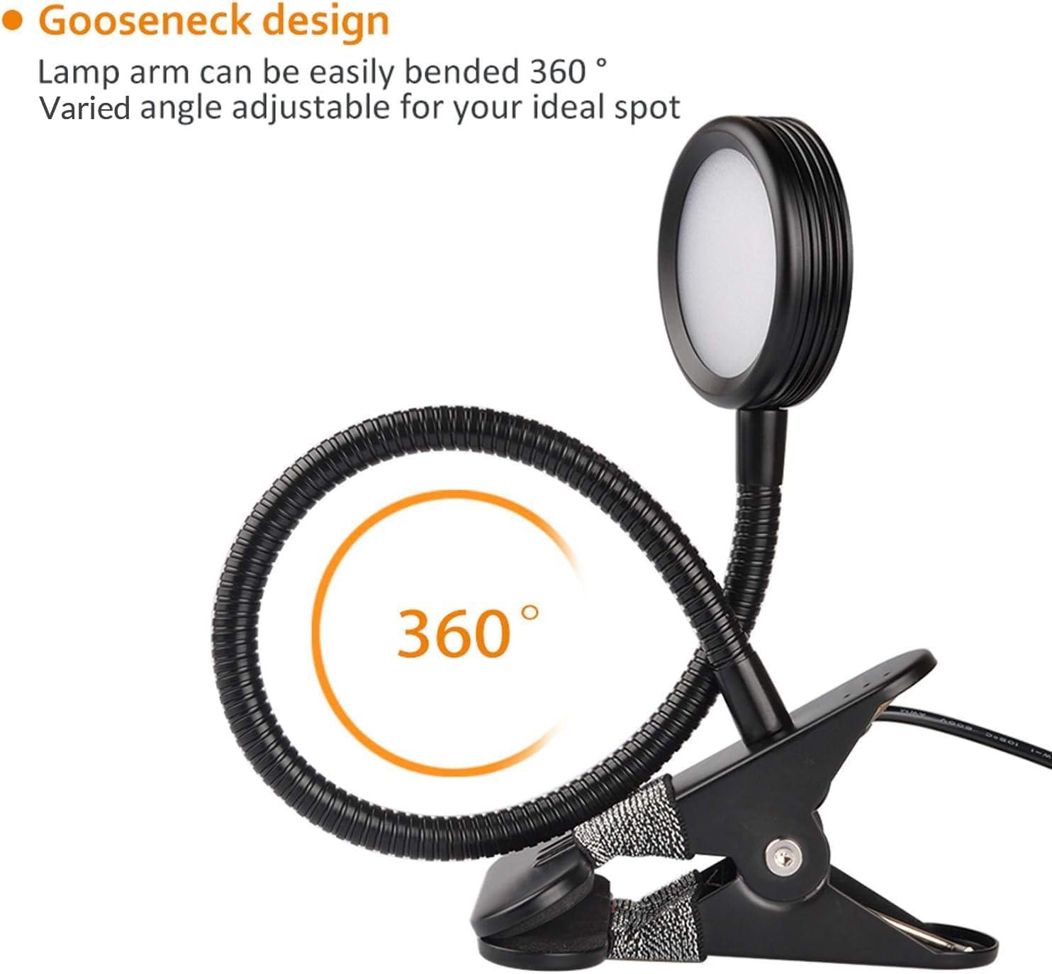 Настольная гибкая лампа LED Clip Desk Lamp LEPOWER - фото 4 Настольная гибкая лампа LED Clip Desk Lamp LEPOWER - фото 4