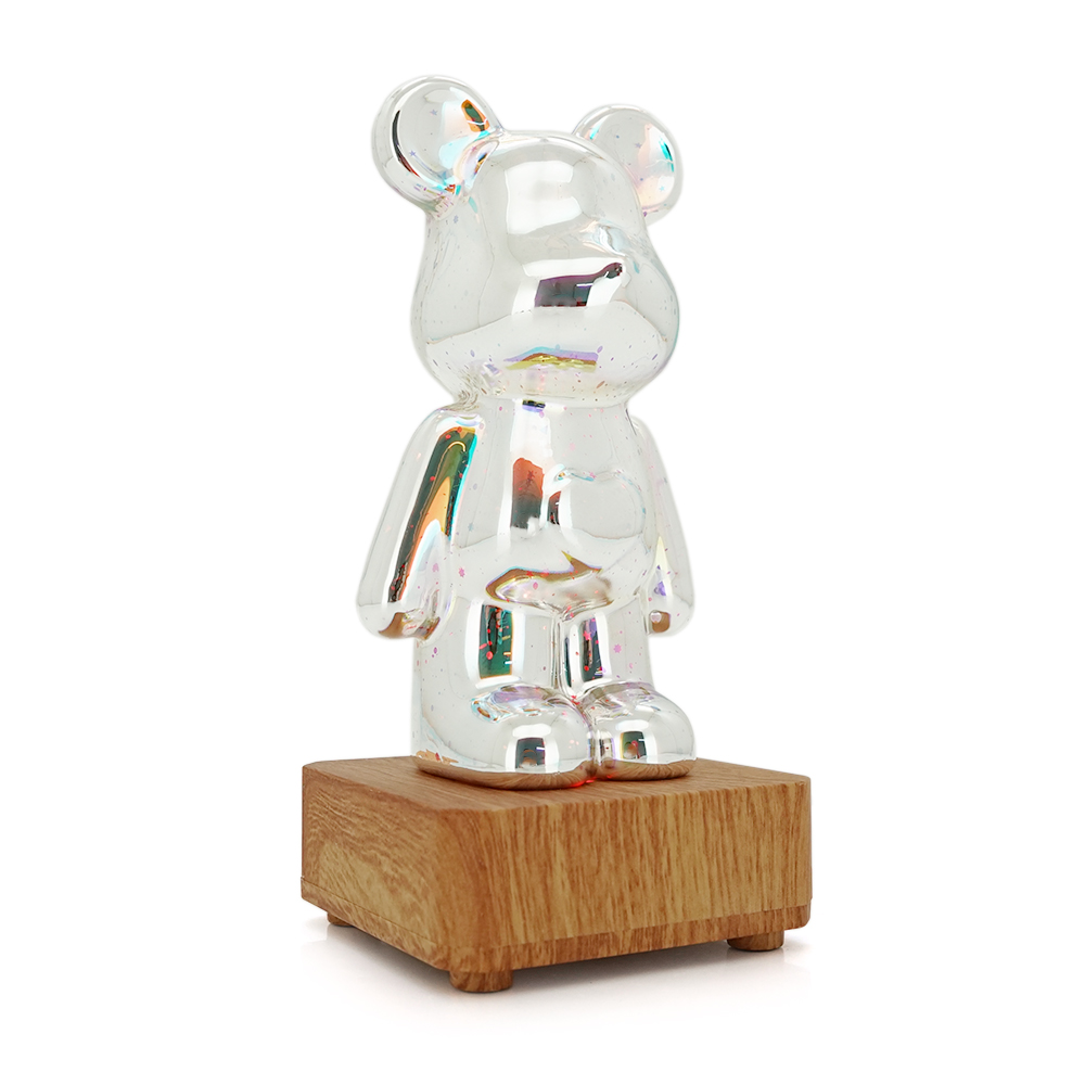 Ночник-колонка VOLTRONIC Мишка YT-197 Bluetooth RGB с USB кабелем (36027)