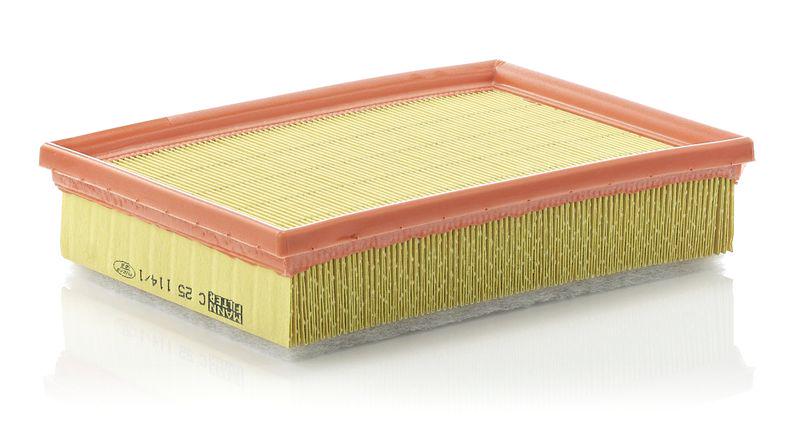 Фильтр воздушный Mann-Filter для BMW 3 E36/E46/5 E39 1,9-3,2i M43/M52/M54/S50 90-07 с поролоном (C 25 114/1)