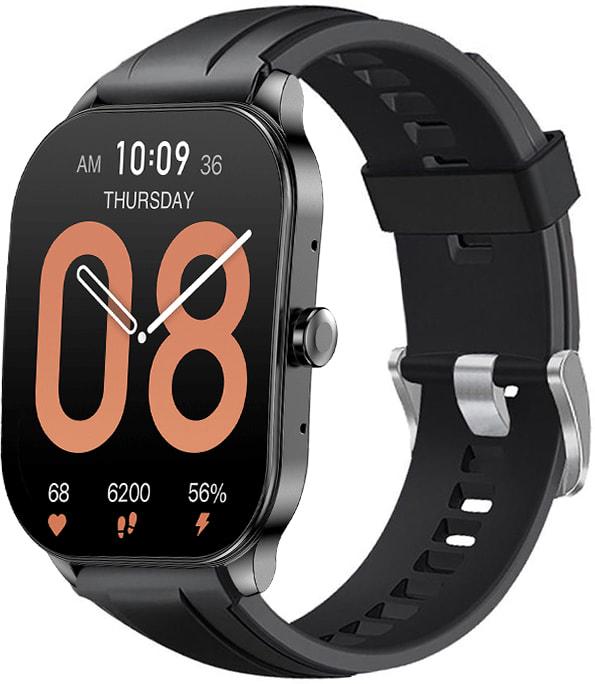Ремешок Coholl для Amazfit Pop 3S/3R Black (34450-2B)
