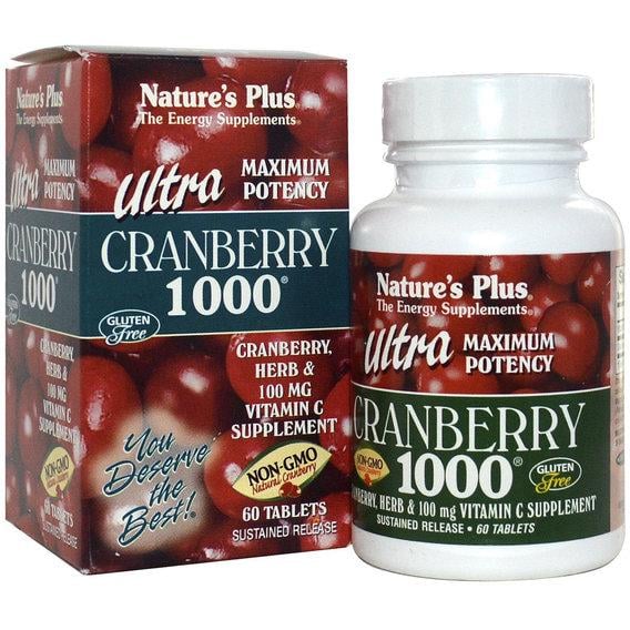 Nature's Plus Ultra Cranberry 1000 60 таб.