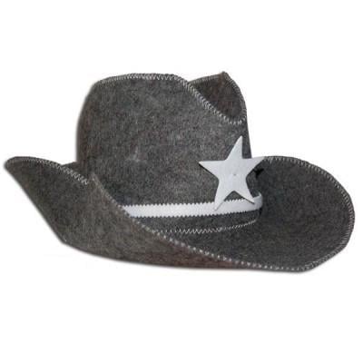 Шапка для бани Luxyart Шериф искусственный фетр (LX-211) Шапка для бани Luxyart Шериф искусственный фетр (LX-211)