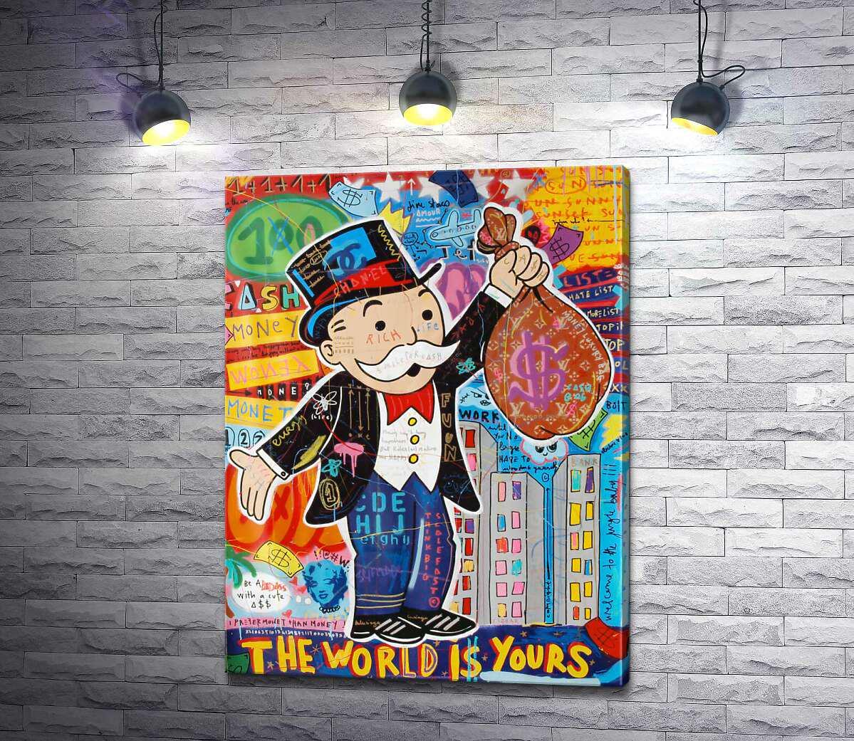 Картина ArtPoster Мир Монополи (Monop world) – Джисбар (Jisbar) 98x130 см Модуль №1 (000344) Картина ArtPoster Мир Монополи (Monop world) – Джисбар (Jisbar) 98x130 см Модуль №1 (000344)
