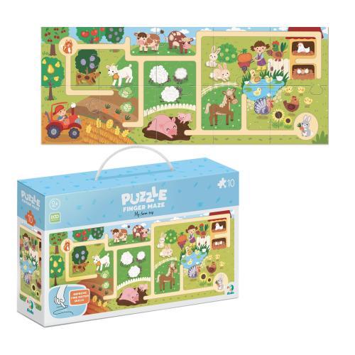 Пазл-лабіринт DoDo Моя мандрівка фермою 10 ел. (300586)