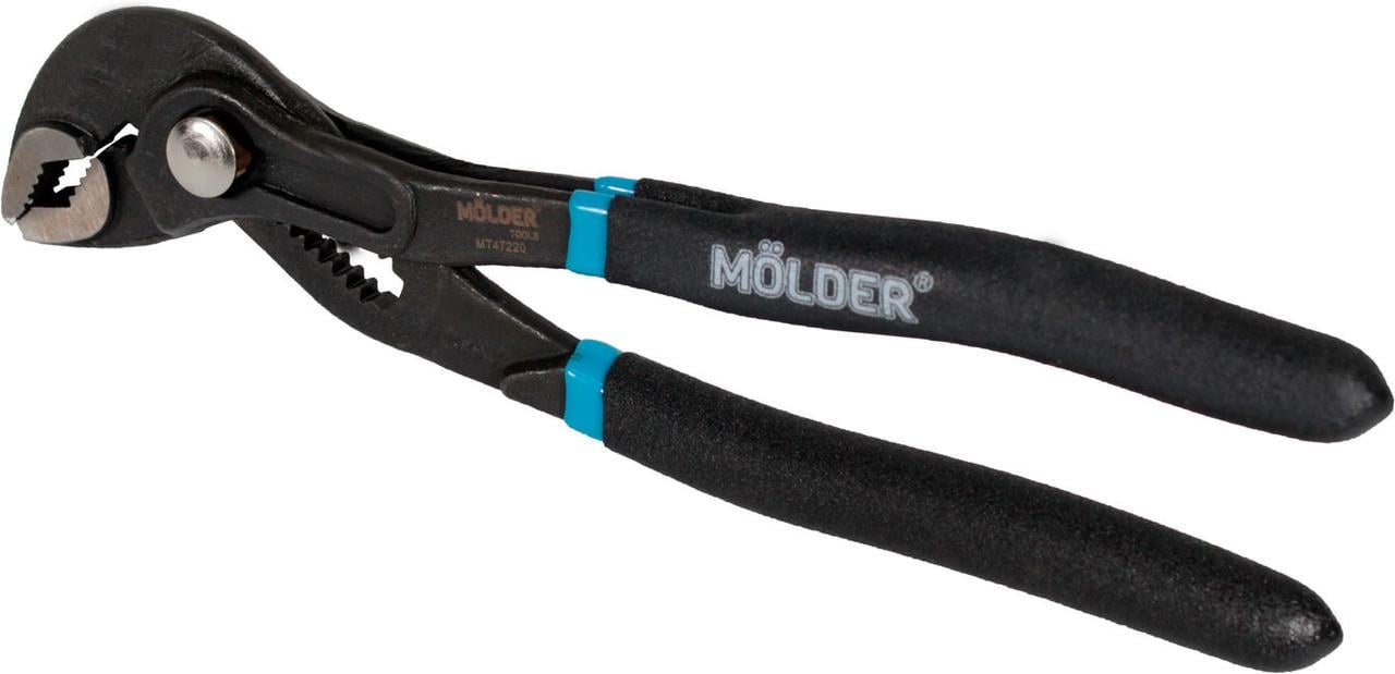 Клещи переставные для труб Molder Tools усиленные сантехнические 200 мм (MT47220)
