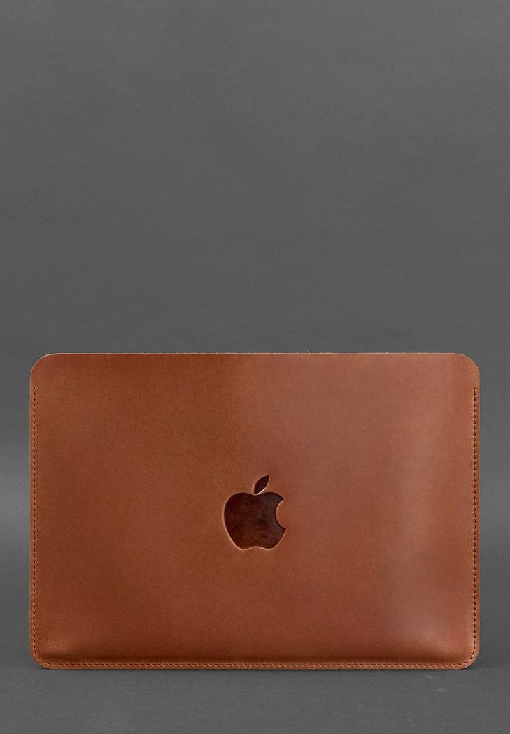 Чехол кожаный для MacBook 14" Crazy Horse Светло-коричневый (A-027420) - фото 3 Чехол кожаный для MacBook 14" Crazy Horse Светло-коричневый (A-027420) - фото 3