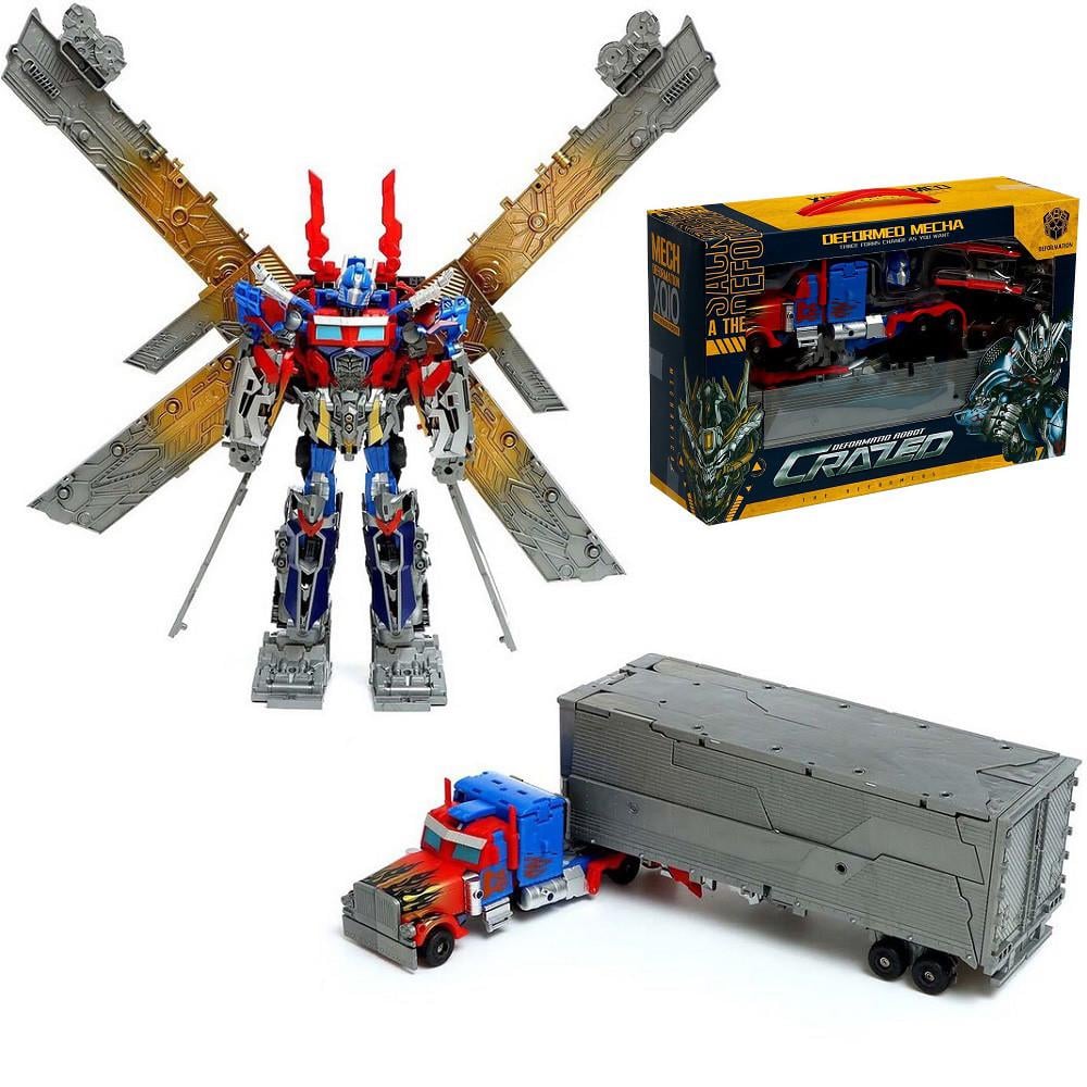 Іграшковий Робот-Трансформер Оптимус Прайм з причепом (28443890) - фото 3