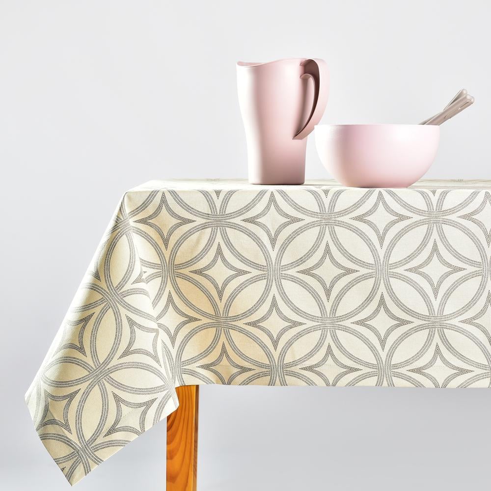 Скатерть IDEIA Узор с водоотталкивающей пропиткой 140x170 см Бежевый (19504)