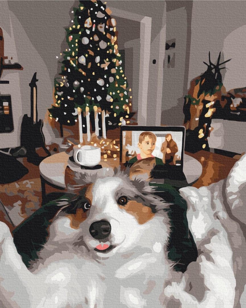 Картина по номерам Brushme BS53373 Новогодние друзья 40х50 см (1711179837)