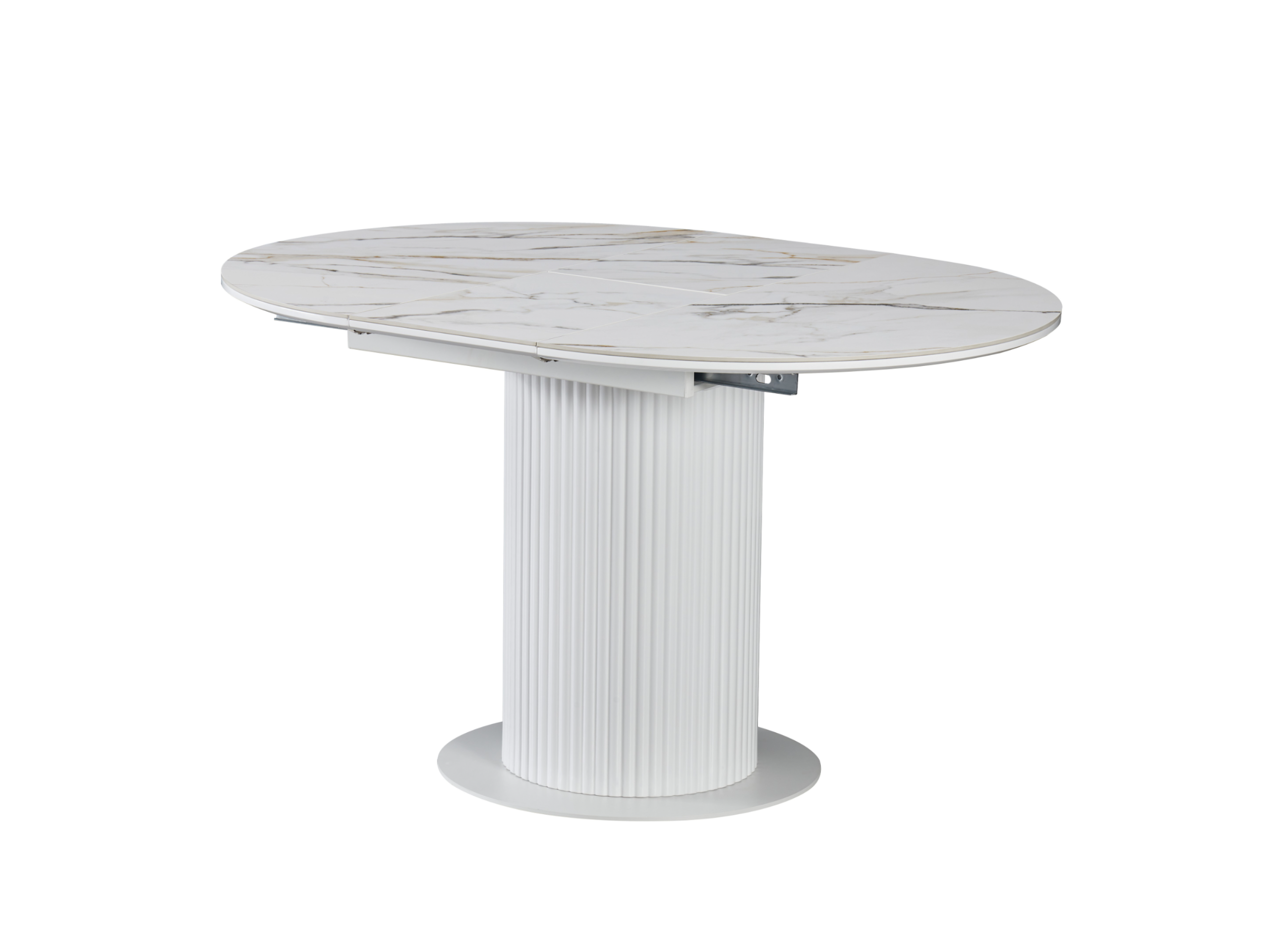 Обідній стіл розсувний Vetro Mebel Маре 1000/1330х760 мм Калакатта голд/Білий (TML-1330) - фото 4 Обідній стіл розсувний Vetro Mebel Маре 1000/1330х760 мм Калакатта голд/Білий (TML-1330) - фото 4