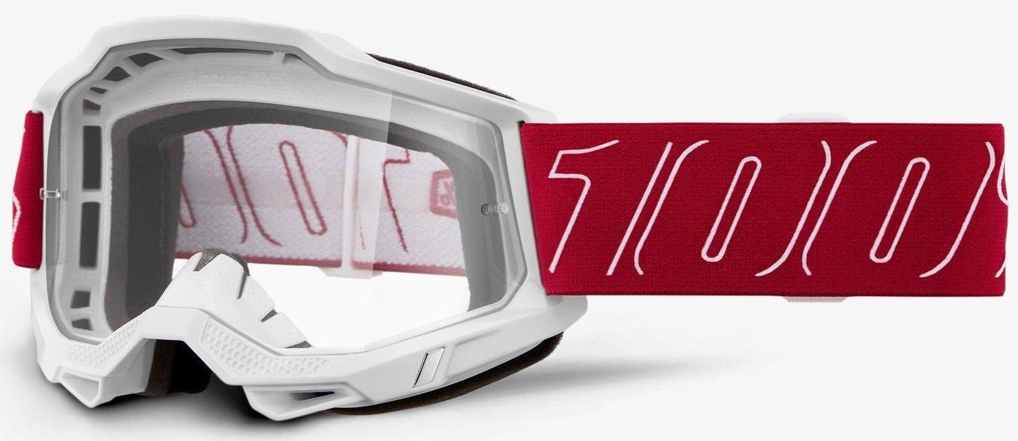 Мотоокуляри 100% ACCURI 2 Goggle Redline Clear Lens (39429)