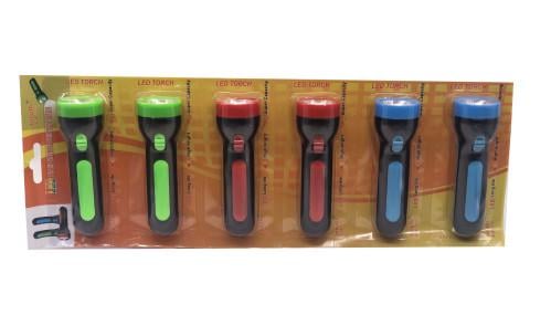 Набор фонарей ручной на батарее 1R6 2020 пластмассовый 13,5 см 6 шт.