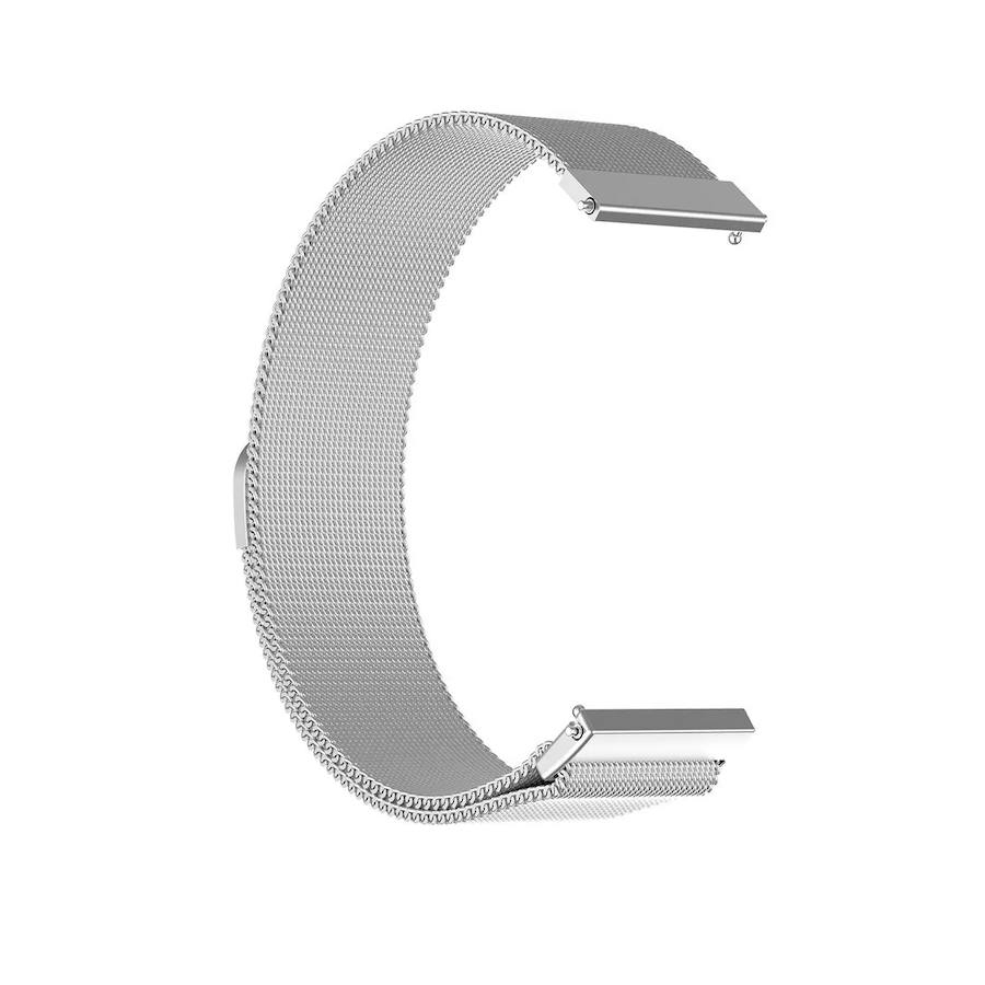 Ремінець для годинника міланська петля 20 мм Срібний (104252) - фото 2