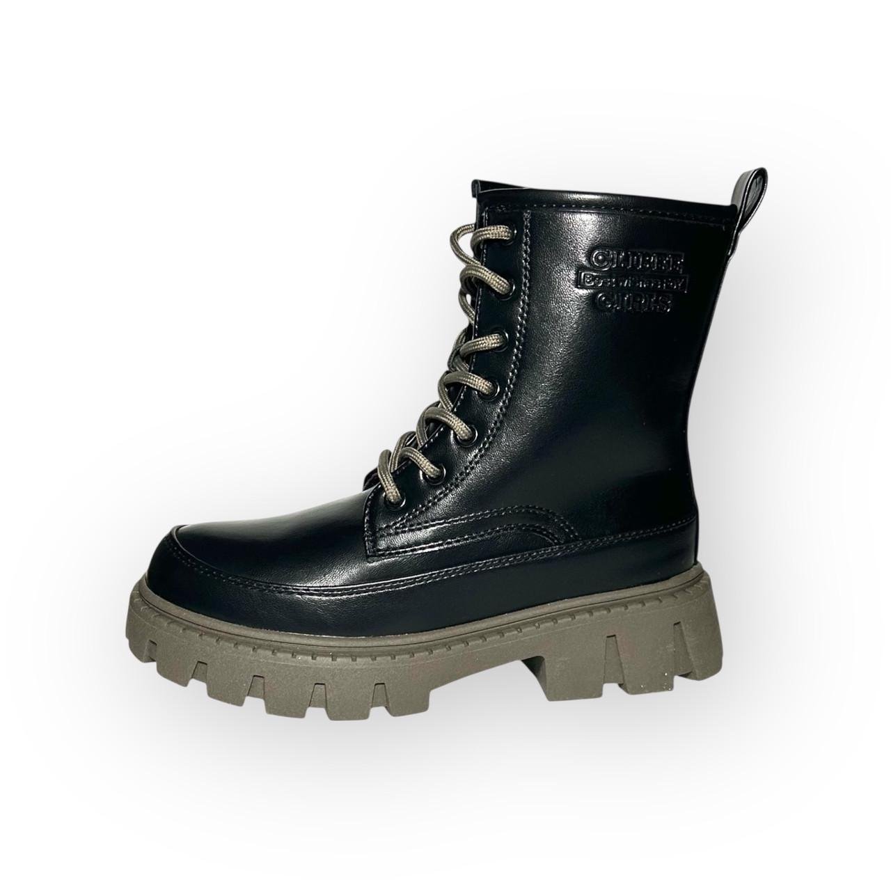 Чоботи дитячі зимові для дівчинки Clibee р. 35/23 см Чорний (HC533) - фото 2