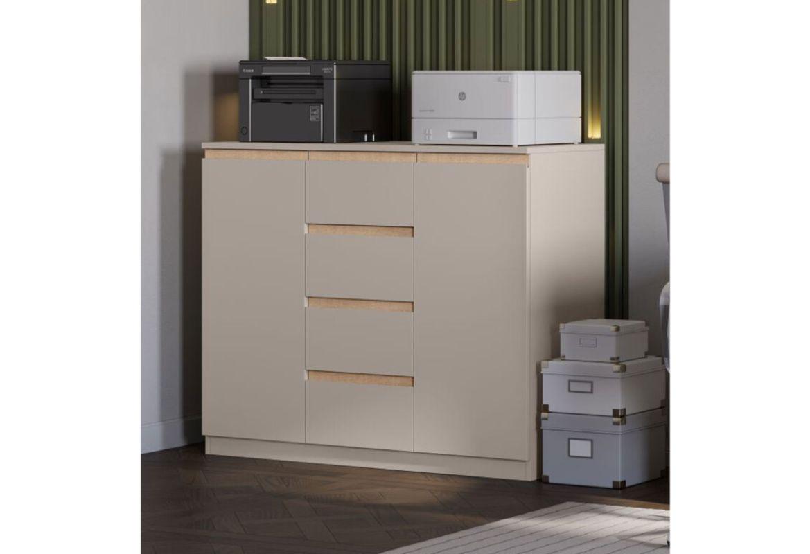 Комод Фріда 2-дверний з 4 шухлядами Лате (000-000-651) - фото 4 Комод Фріда 2-дверний з 4 шухлядами Лате (000-000-651) - фото 4