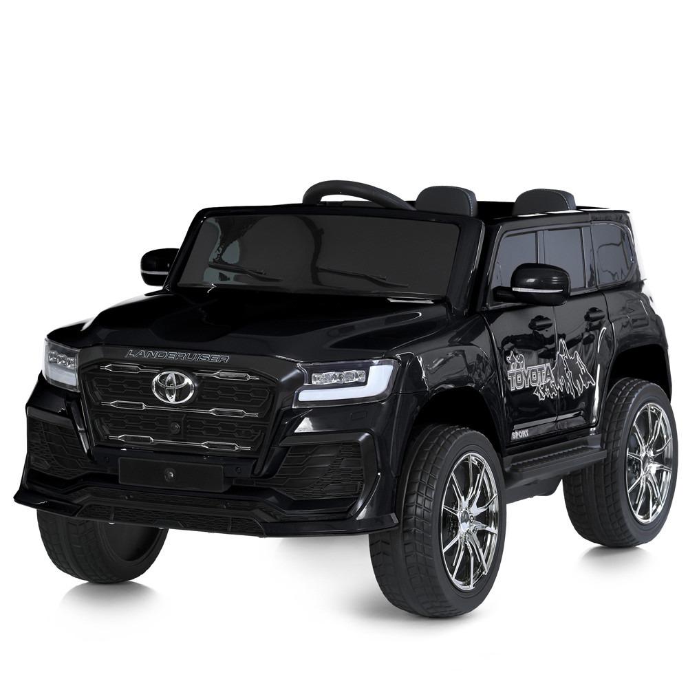 Детский электромобиль на аккумуляторе Джип Toyota Land Cruiser M 6138 на радиоуправлении детей 3-8 лет Черный (M 6138EBLR-2) Детский электромобиль на аккумуляторе Джип Toyota Land Cruiser M 6138 на радиоуправлении детей 3-8 лет Черный (M 6138EBLR-2)
