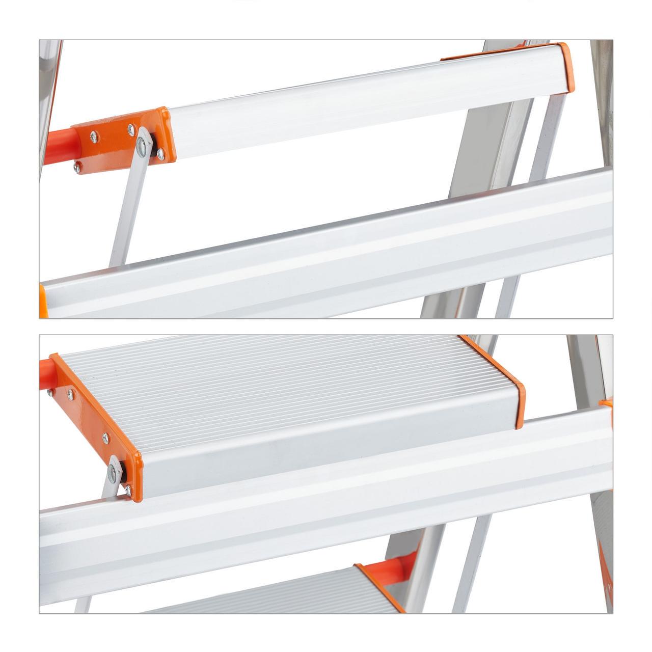 Стремянка раскладная Relaxdays на 3 ступени - фото 7 Стремянка раскладная Relaxdays на 3 ступени - фото 7