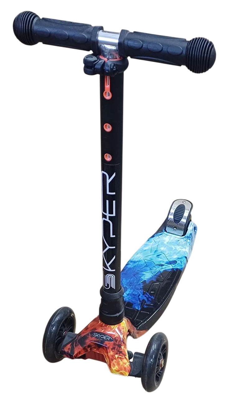 Самокат Best Scooter MAXI вогонь та лід