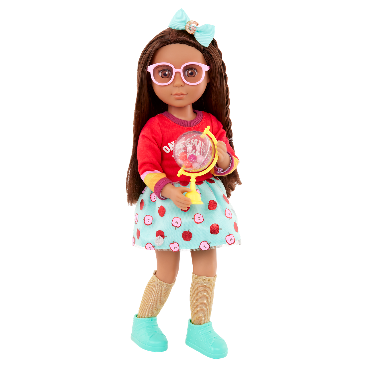 Набор с куклой Glitter Girls Alessa School Desk Playset Posable Desk Chair School 14" (2453896231) - фото 3