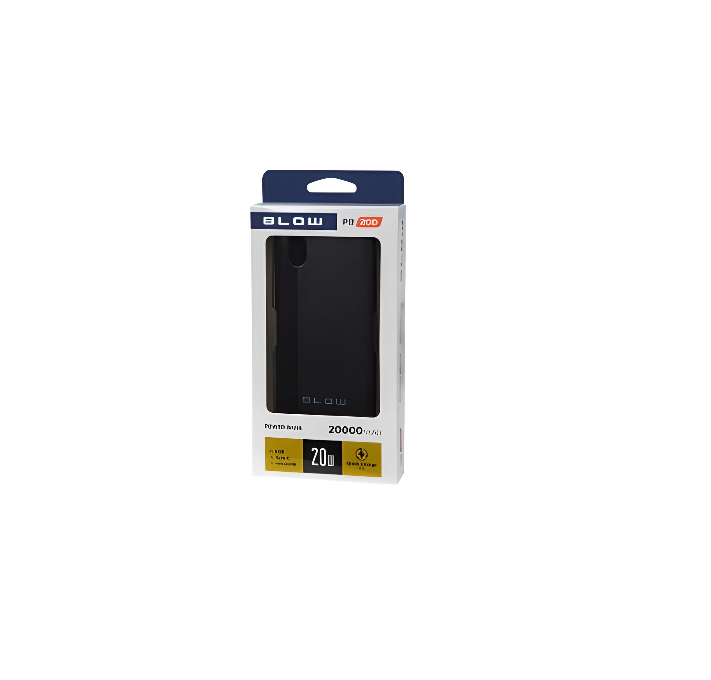 Повербанк УМБ Blow 30000mAh PD/20W QC/3.0/20W inp:Micro-USB/USB-C out:USB-Aх2/USB-C Black (PB30A)