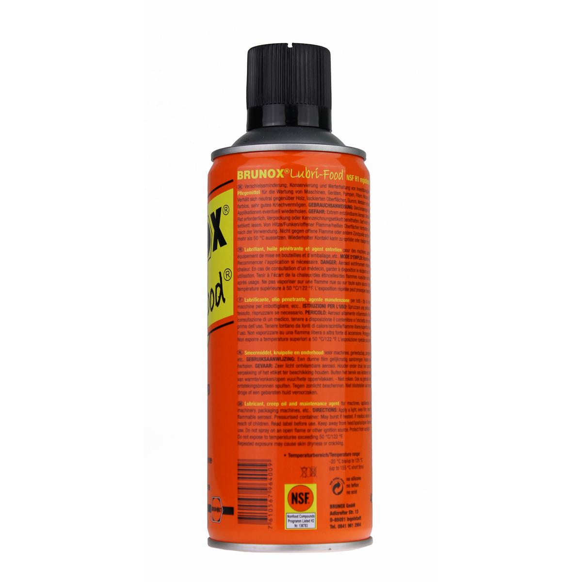 Мастило універсальне спрей Brunox Lubri Food 400 мл (41401) - фото 3