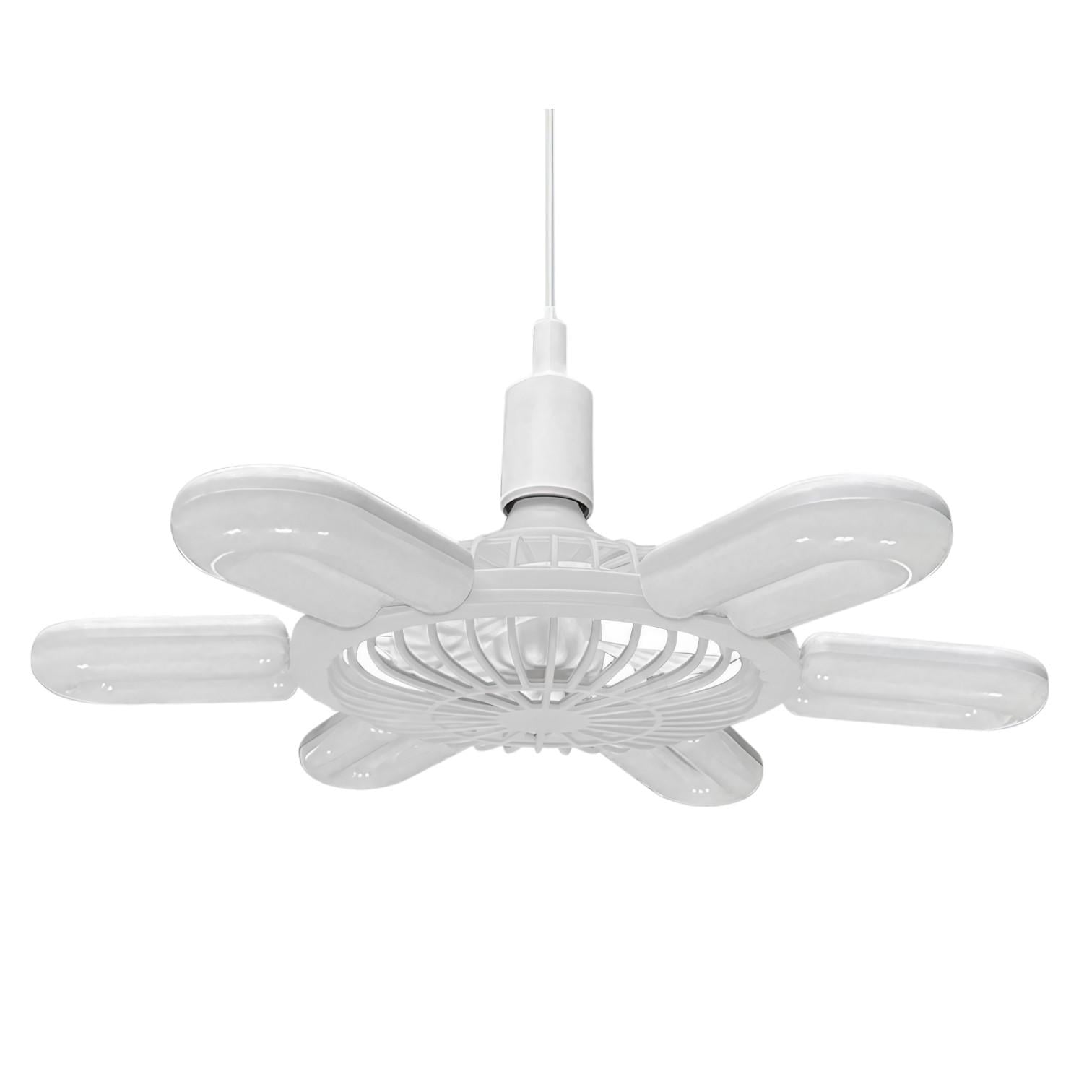 Люстра LED с вентилятором в патрон AY1033 60 Вт пластик (М 17069)