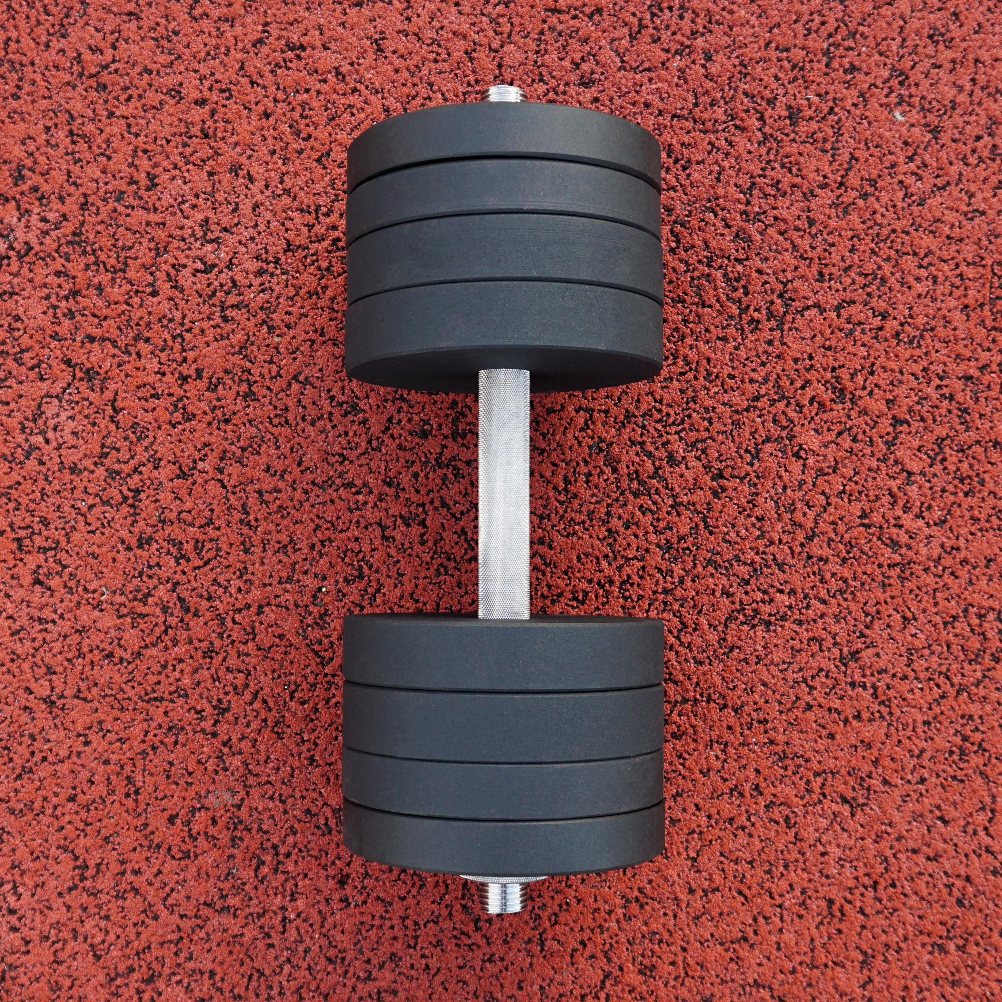 Гантель набірна ТокГанМал-0138 металева з покриттям 38 кг (14924626) - фото 3