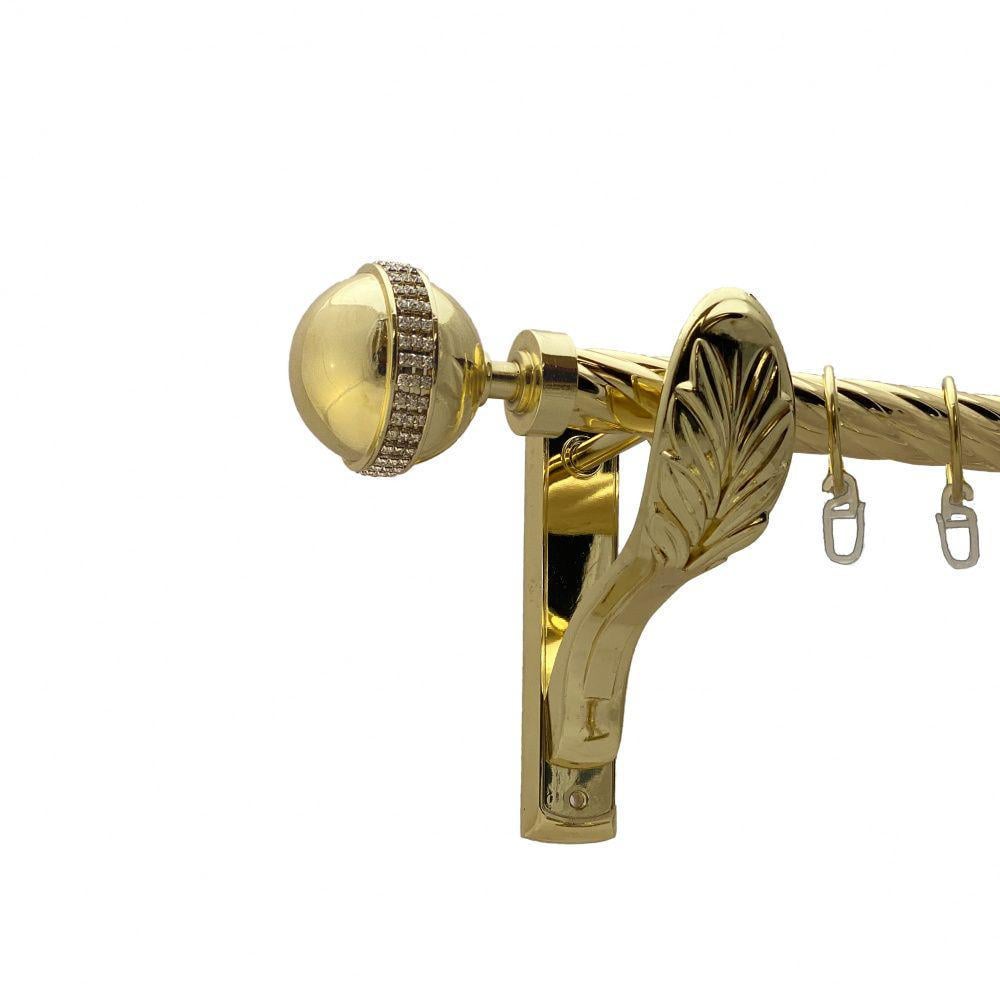 Карниз трубчастий одинарний Orvit Авея 25 мм 300 см Золотий (000-6123) Карниз трубчастий одинарний Orvit Авея 25 мм 300 см Золотий (000-6123)