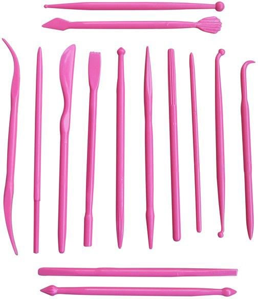 Набор инструментов Empire 14 стеков для декора мастики и марципана (EM-8629)