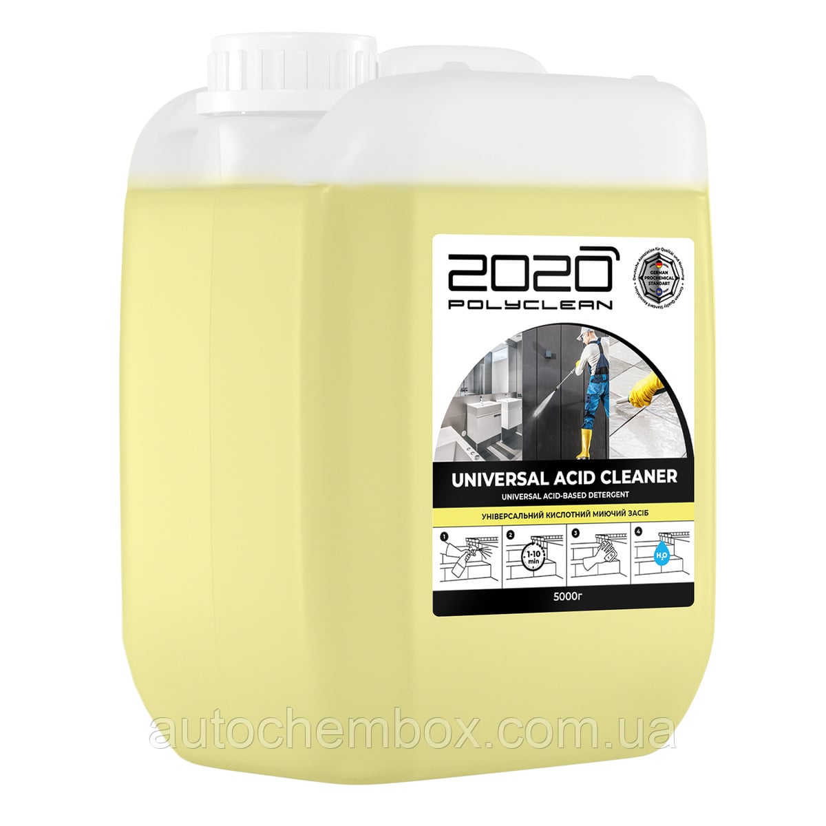 Моющее средство кислотное 2020 Polyclean Universal acid cleaner 5 кг (29423893)