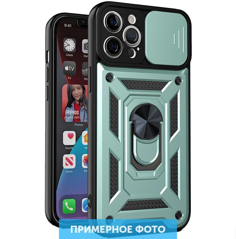 Чехол ударопрочный Camshield Serge Ring for Magnet для Xiaomi Redmi Note 9 Зеленый (182825)