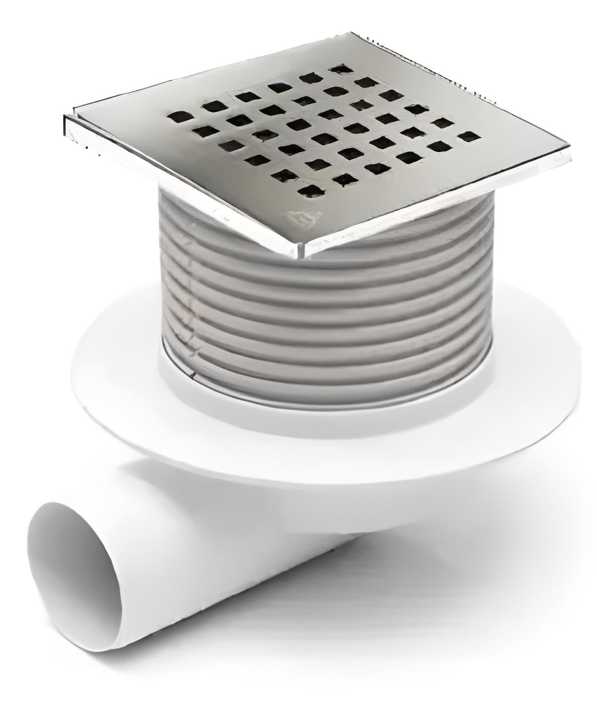 Трап для душевой МСН G 425 NXL горизонтальный выпуск сухой сифон/дизайнерской решеткой G (13933919)