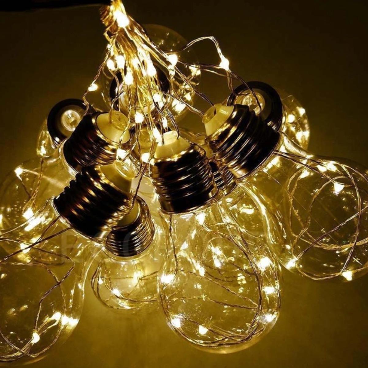 Гирлянда новогодняя Ledlight Лампочки Эдисона 2,5 м Теплый белый