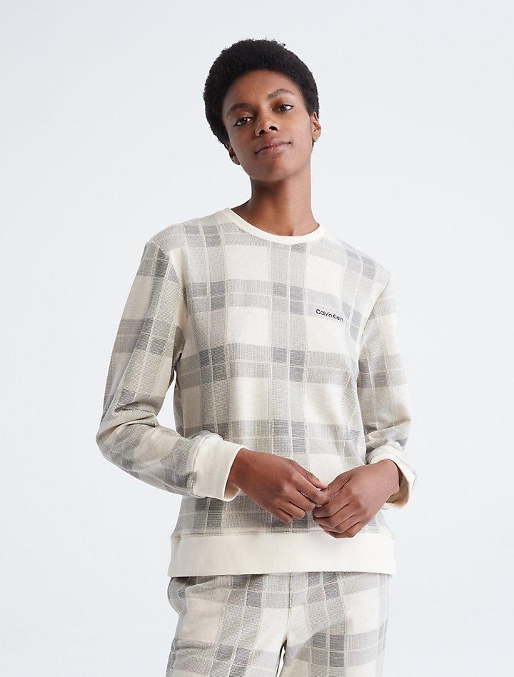 Світшот піжамний Calvin Klein S плюшевий Бежевий (81921768) Світшот піжамний Calvin Klein S плюшевий Бежевий (81921768)