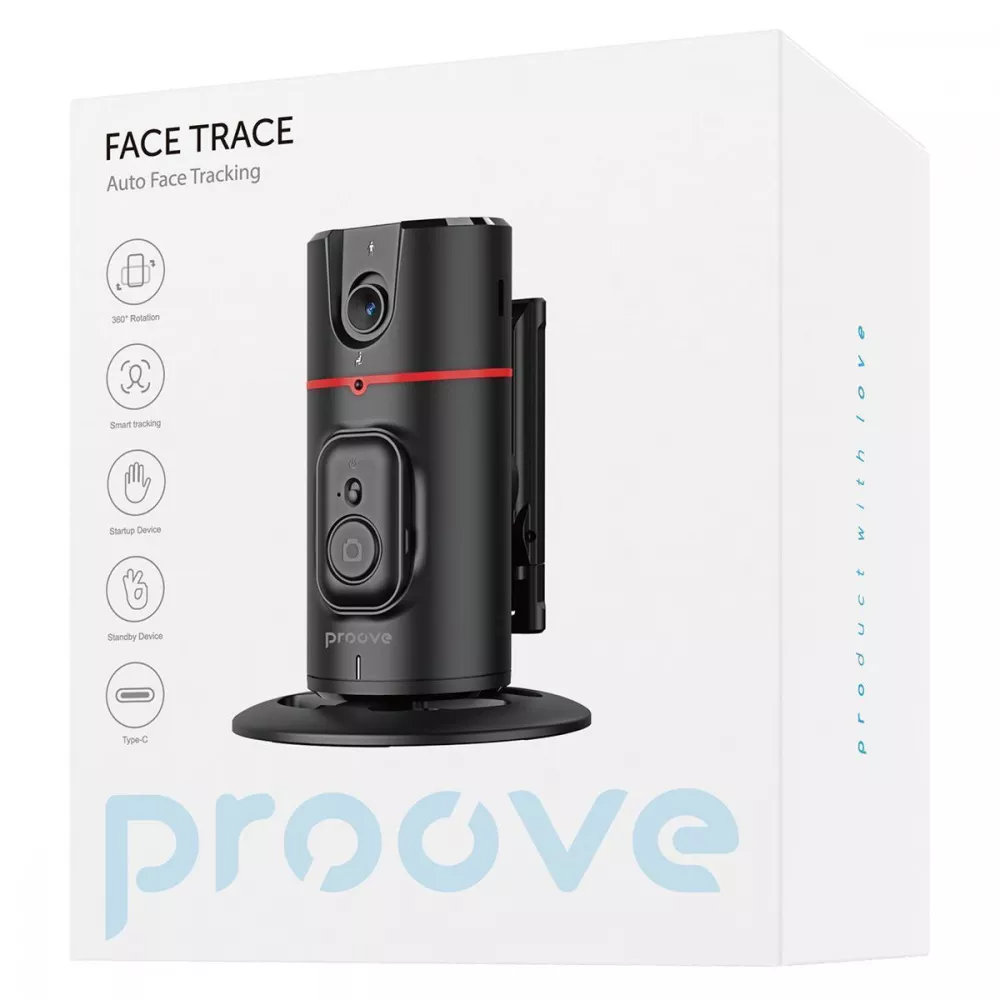 Штатив умный Proove Face Trace Auto Face Tracking с отслеживанием лица Black (MPFC00010001) - фото 10