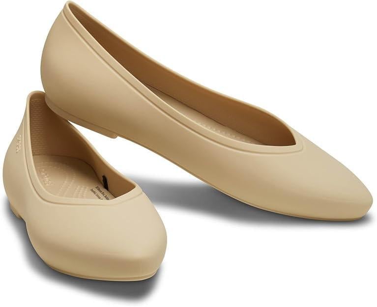 Балетки жіночі Crocs Brooklyn Flat Chai р. 38-39 Бежевий (24110)
