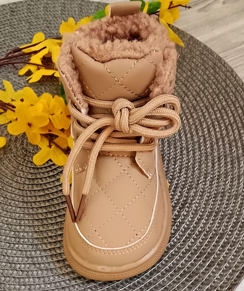 Ботинки зимние Diamond р. 26 Бежевый (118750010165) - фото 2 Ботинки зимние Diamond р. 26 Бежевый (118750010165) - фото 2