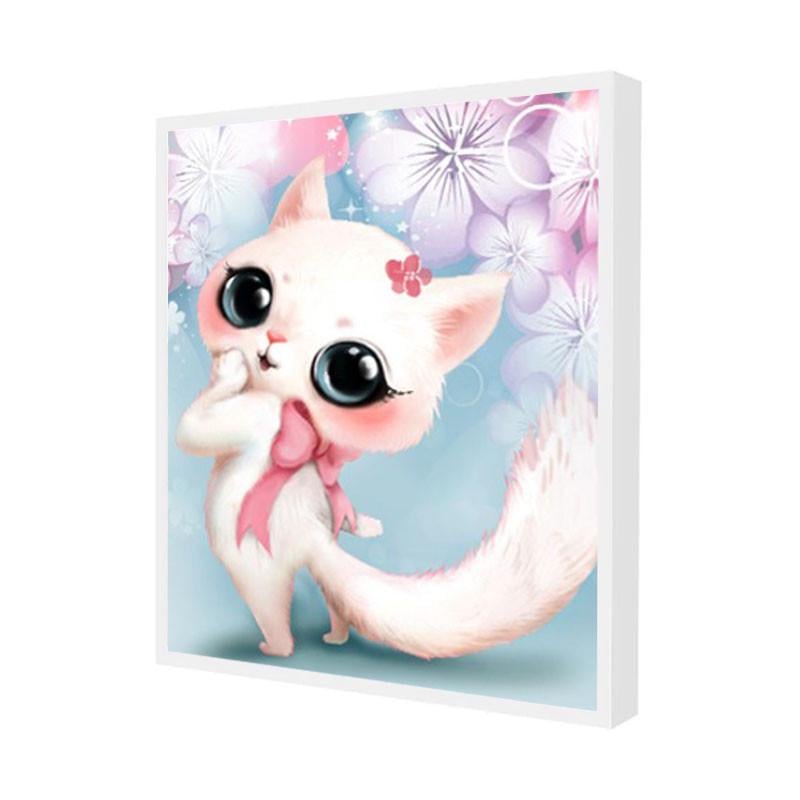 Алмазна мозаїка Lesko DIY 2031 Котик Персі