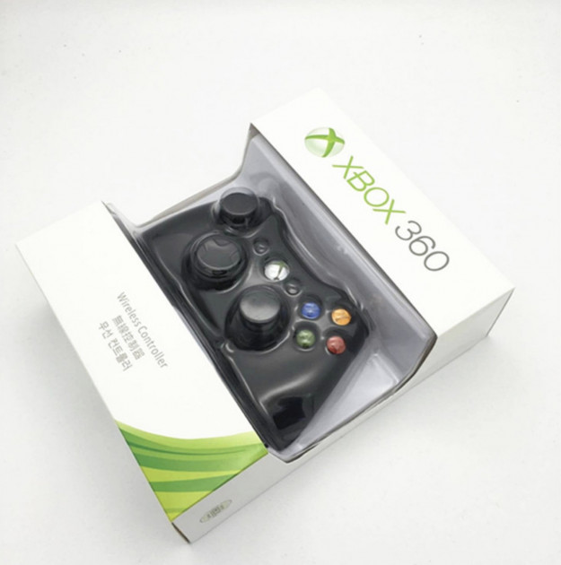 Джойстик безпровідний для Xbox 360 Wireless Controller Чорний - фото 3