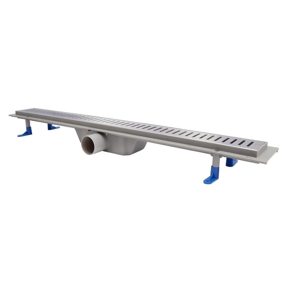 Трап душевой линейный Qtap Dry FA304-800 с нержавеющей решеткой 800х73 мм и сухим затвором 800 мм (24382060) Трап душевой линейный Qtap Dry FA304-800 с нержавеющей решеткой 800х73 мм и сухим затвором 800 мм (24382060)