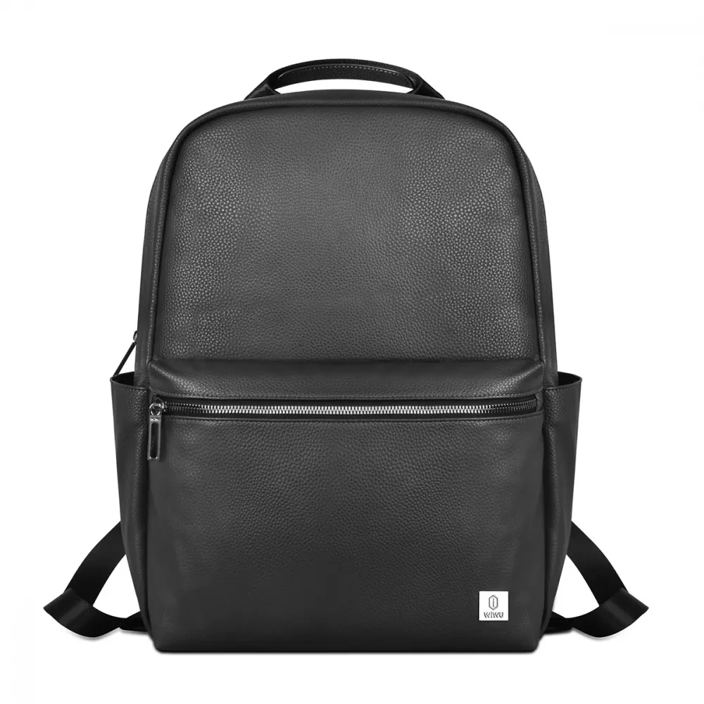 Портфель WIWU Osun Backpack водостойкий из экокожи и полиэстера Черный