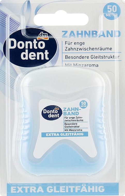 Зубна нитка Dontodent Extra gleitfähig екстра міцна 50 м (4058172173783)