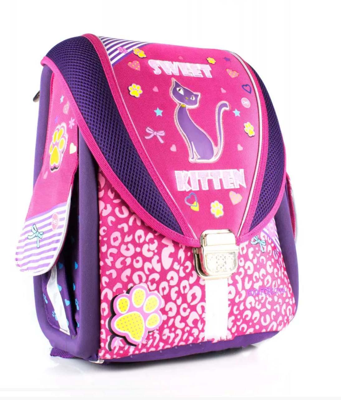 Рюкзак школьный Cool For School Sweet Kitten 710 14" каркасный/трансформер (CF85601)