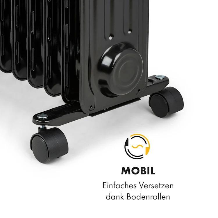 Масляний радіатор KLARSTEIN Thermaxx Heatstream Чорний (10035109) - фото 4