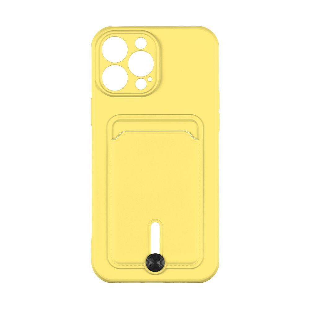 Чохол Epik Colorfull Pocket Card з кишенею для карт для iPhone 11 Pro Max Yellow