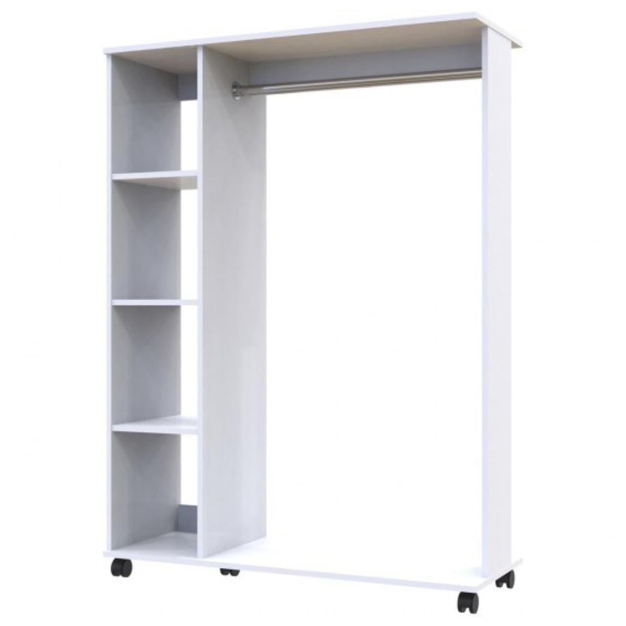 Гардеробная стойка Doros Д1 100х41,6х129,4 см Белый (28055343)