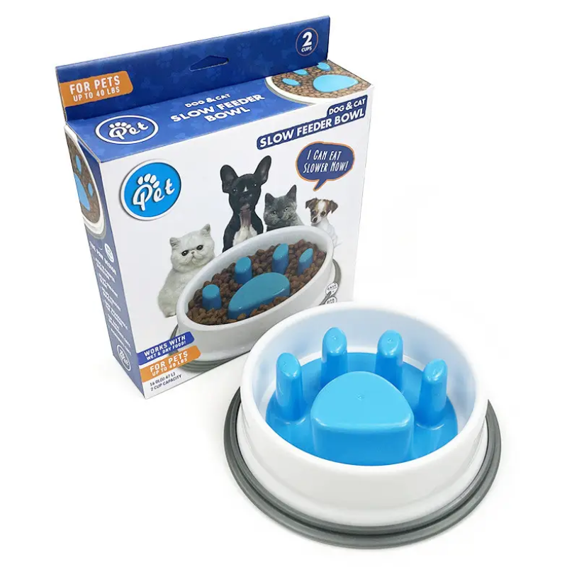 Миска для медленного кормления Paw Perfect для здоровья и комфорта питомца Миска для медленного кормления Paw Perfect для здоровья и комфорта питомца